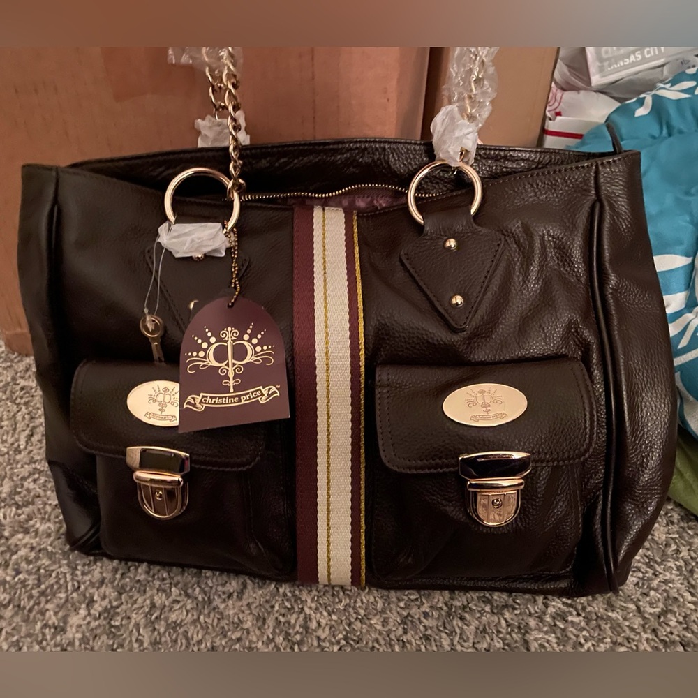 Dark Brown Leather Women's purse